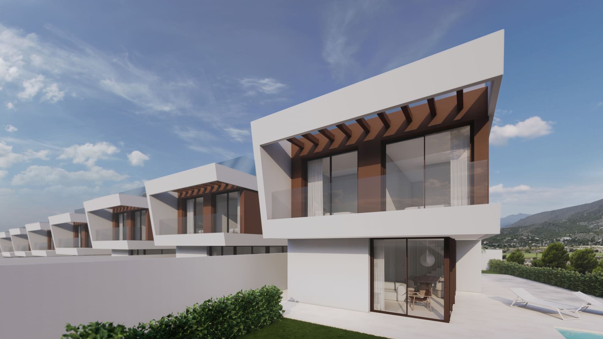Villa en Finestrat, Alicante, España 3 dormitorios, 141 m2 No. 182363