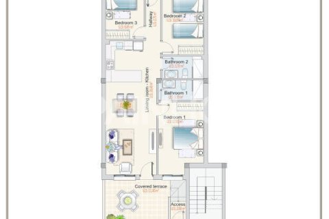 Penthäuser zum Verkauf in Torrevieja, Alicante, Spanien 2 Schlafzimmer, 88 m2 Nr. 164563 - Foto 16