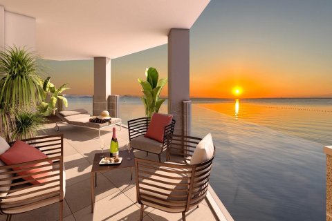 Penthäuser in La Manga del Mar Menor, Murcia, Spanien 2 Schlafzimmer, 92 m2 Nr. 170888