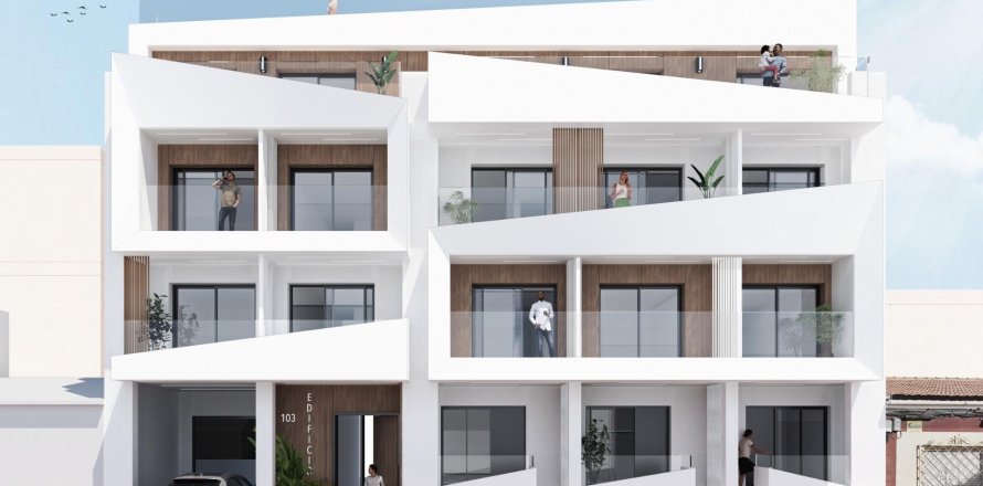 Huoneisto Torrevieja, Alicante, Espanja 1 makuuhuone, 61 m2 No. 171762