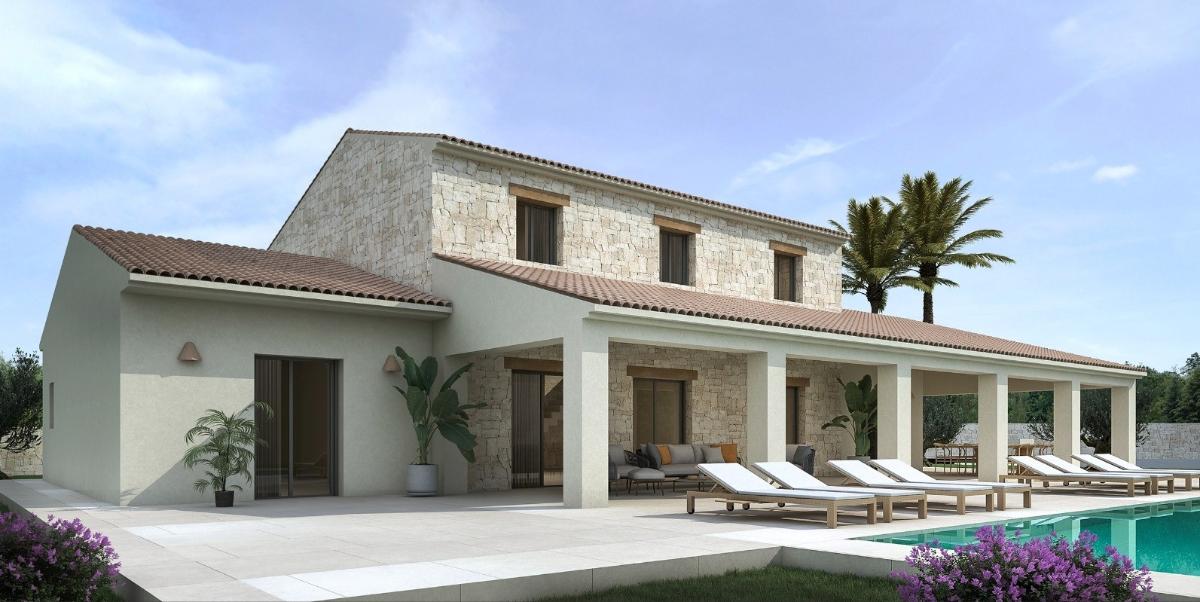 Villa in Moraira, Alicante, Spain 4 bedrooms, 653 sq.m. No. 78938