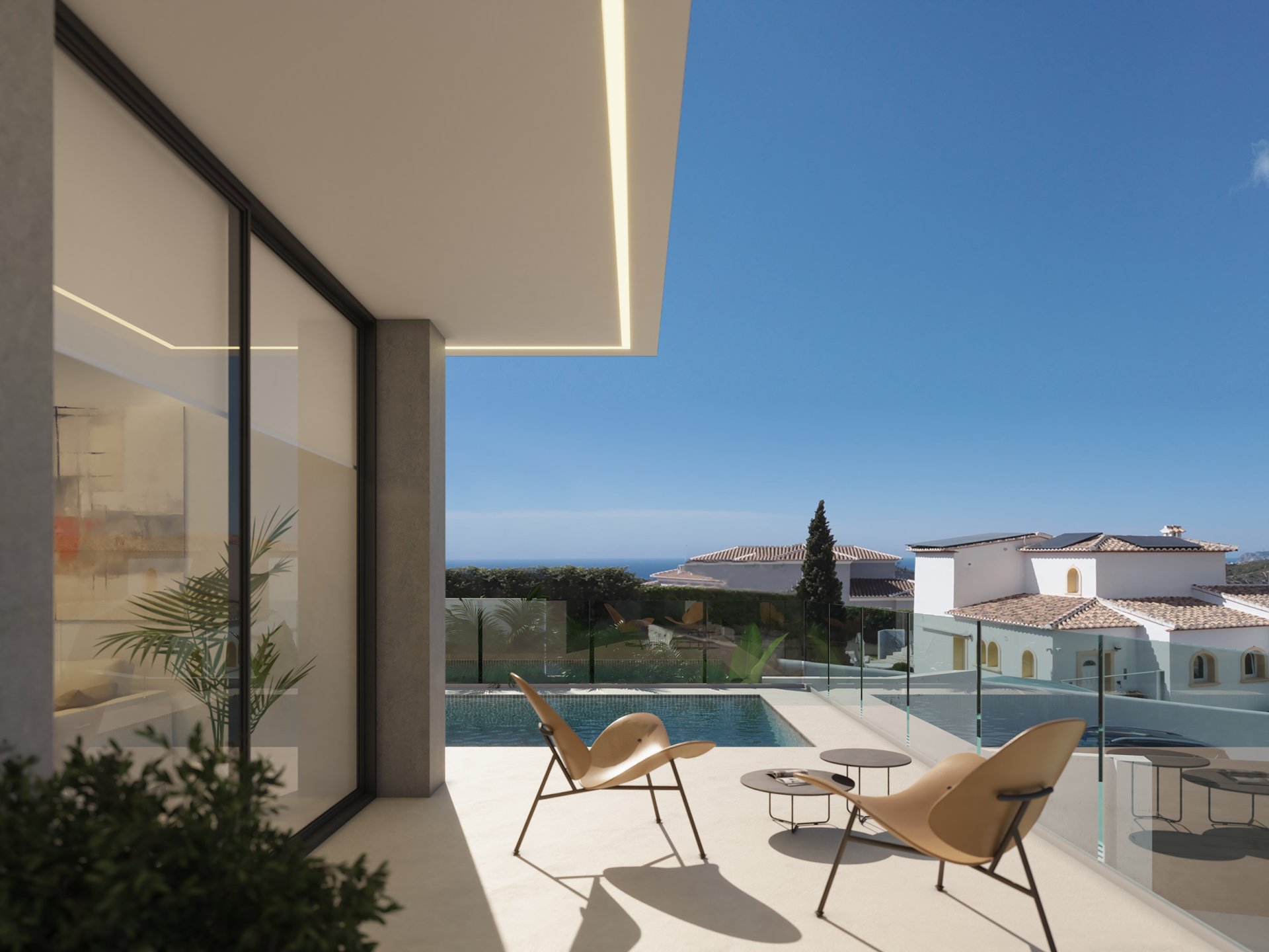 Villa i Cumbre Del Sol, Alicante, Spanien 3 sovrum, 393 kvm. Nr. 151337