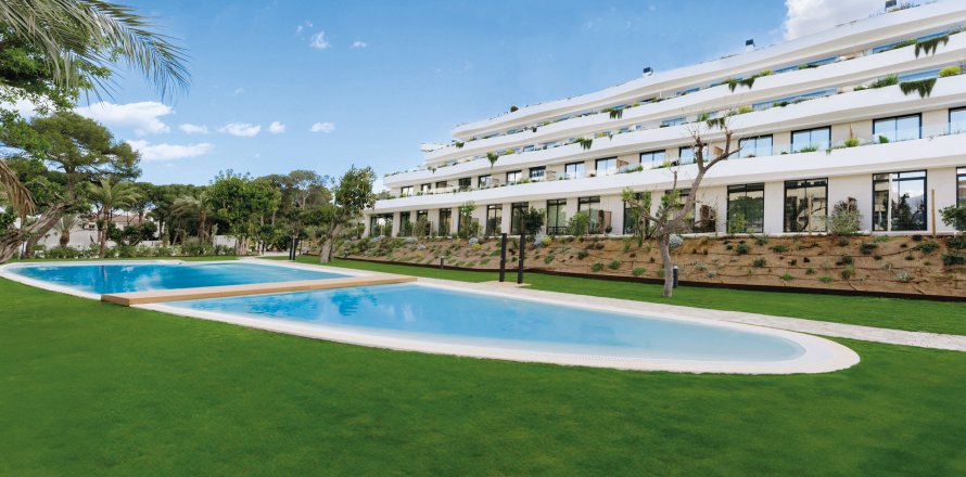Квартира Альбир, Аликанте, Испания 2 спальни, 84м2 №134228