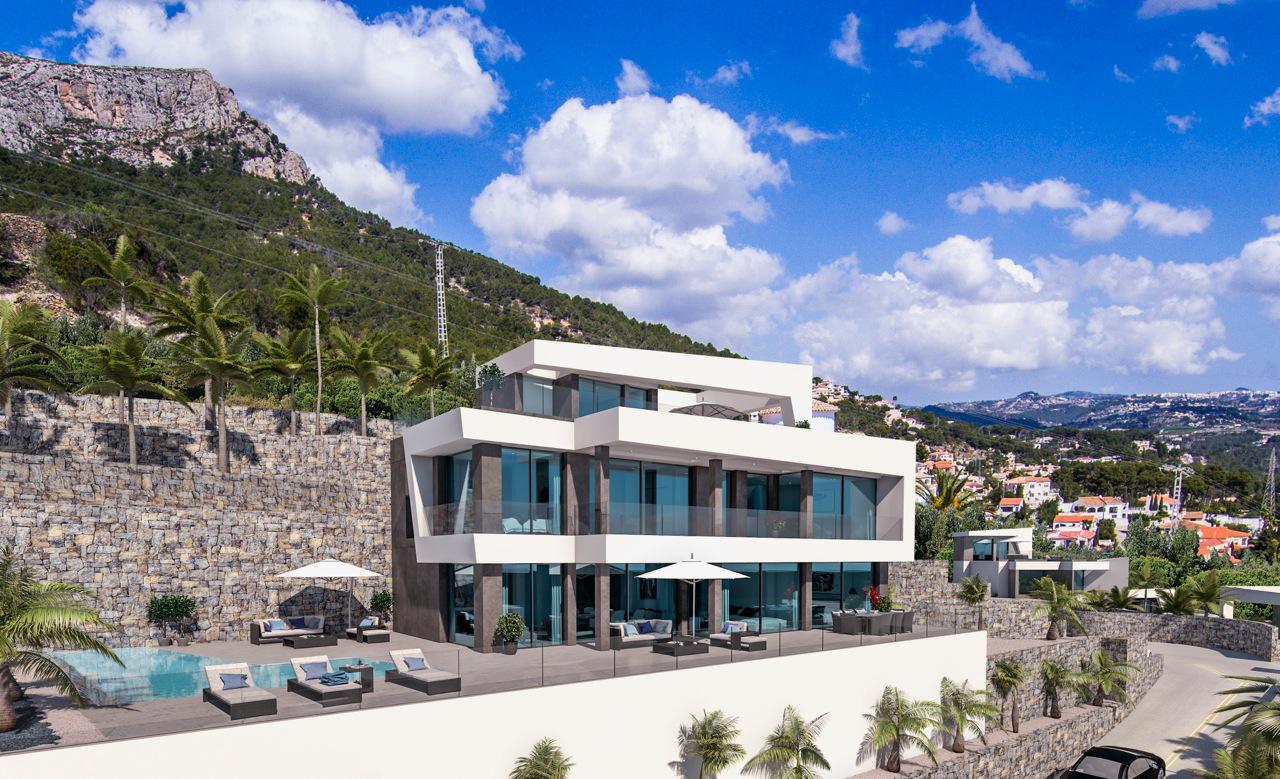 Villa a Calpe, Alicante, Spagna 4 camere da letto, 410 mq. N° 75841