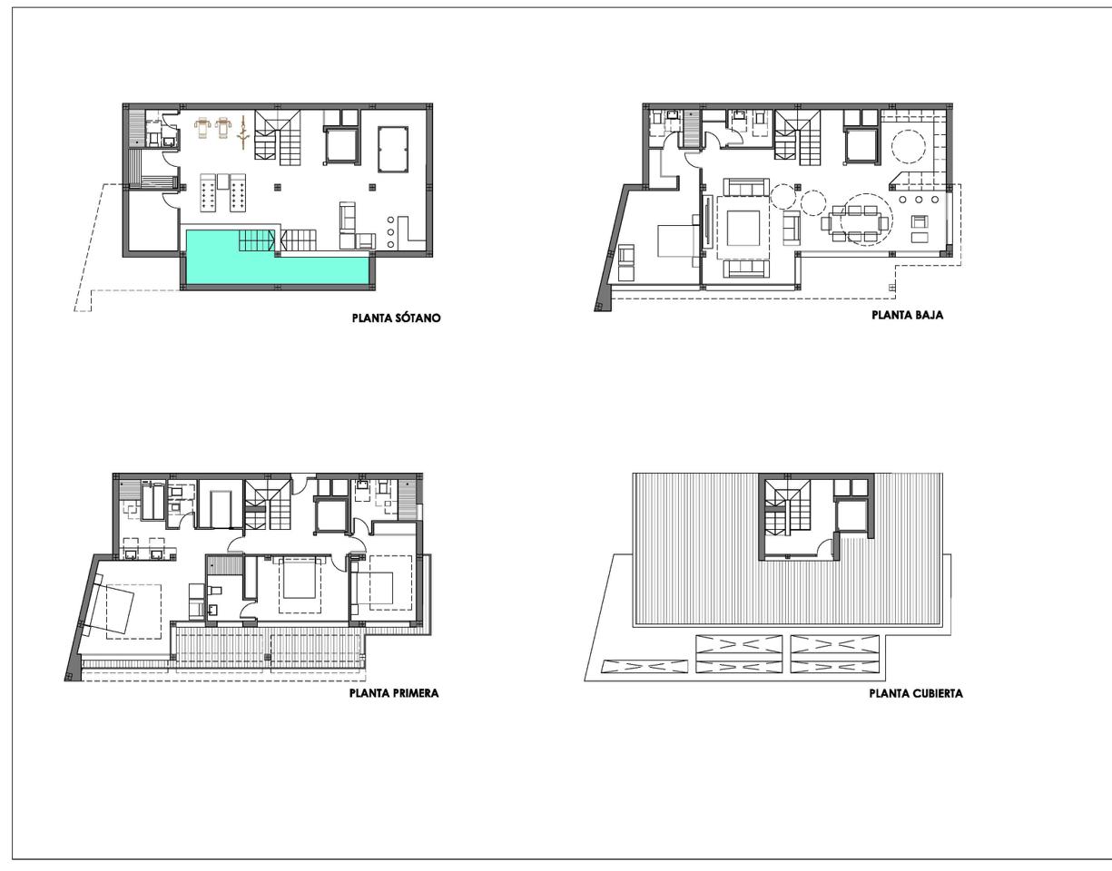 Villa a Calpe, Alicante, Spagna 4 camere da letto, 410 mq. N° 75841