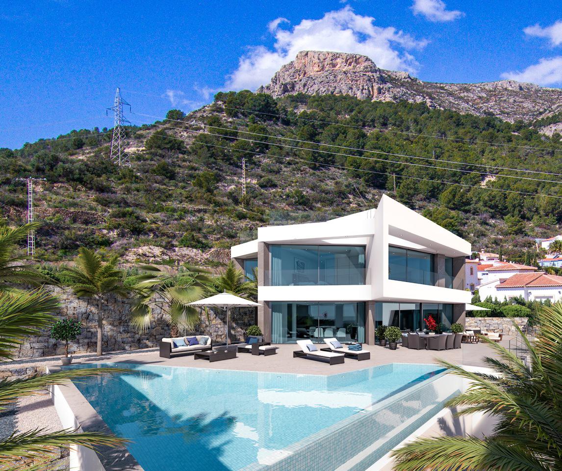 Villa a Calpe, Alicante, Spagna 4 camere da letto, 410 mq. N° 75841