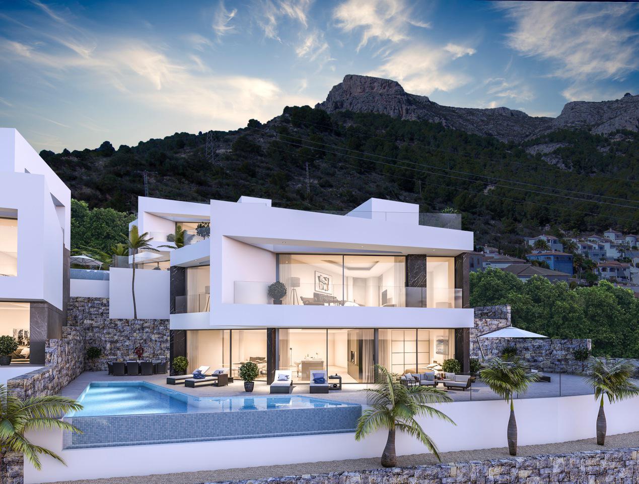 Villa a Calpe, Alicante, Spagna 4 camere da letto, 410 mq. N° 75841