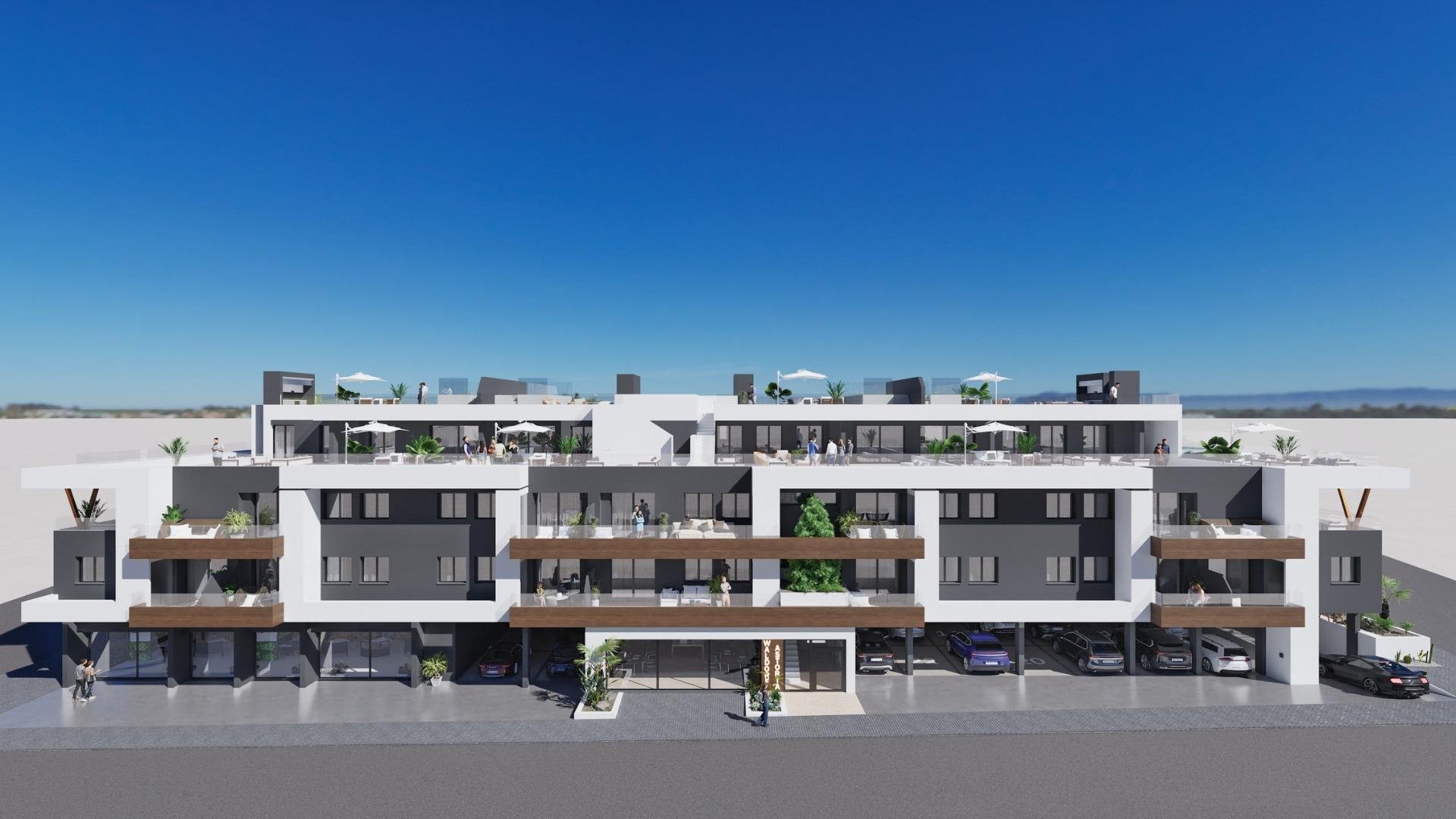 Huoneisto Ciudad Quesada, Alicante, Espanja 2 makuuhuonetta, 75 m2 No. 135198