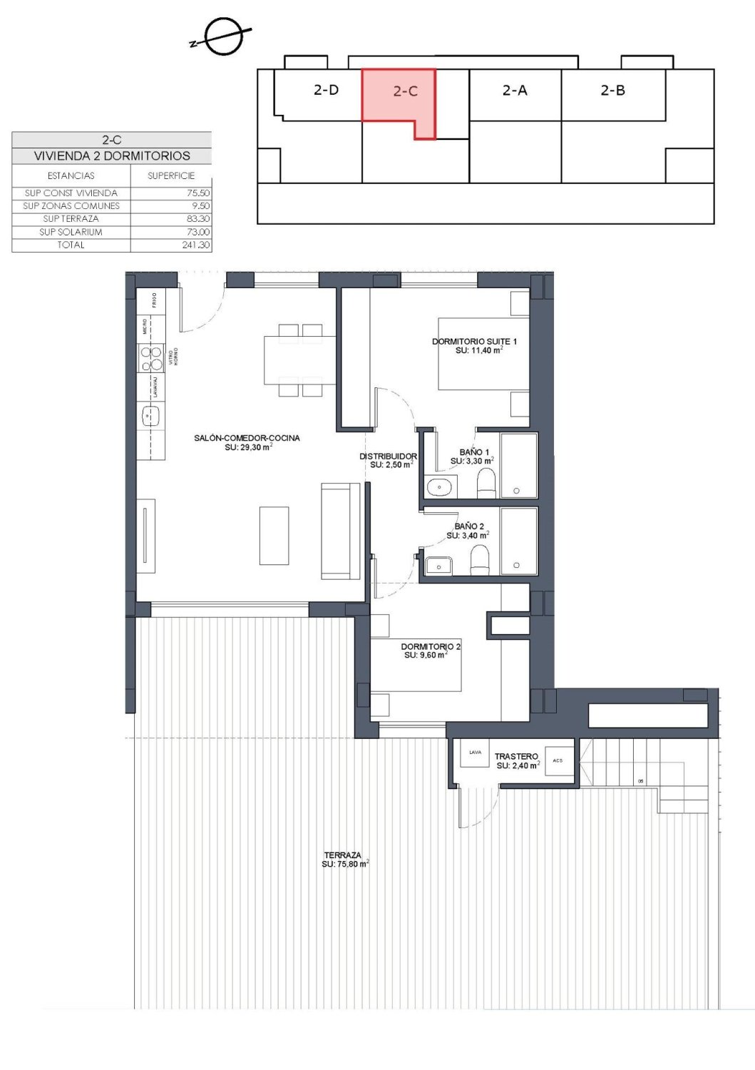 Huoneisto Ciudad Quesada, Alicante, Espanja 2 makuuhuonetta, 75 m2 No. 135198