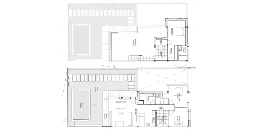 Villa floor plan «3BR-1», 3 bedrooms in Azure Breeze Golf Resort