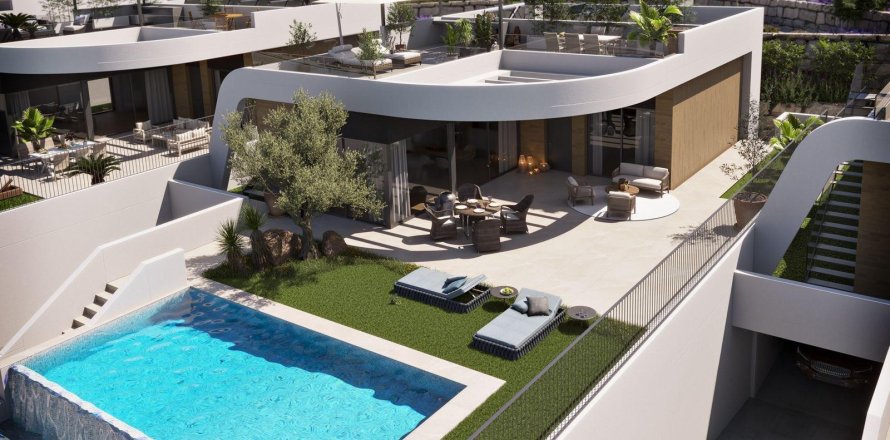 Willa w Finestrat, Alicante, Hiszpania 4 sypialnie, 317.5 mkw. nr 165478