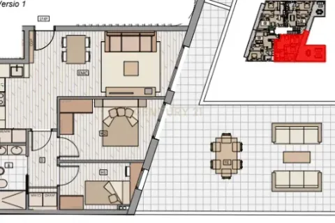 Dzīvoklis pārdošanā Badalona, Barcelona, Spānijā 2 istabas, 56.77 m2 Nr. 167034 - attēls 3