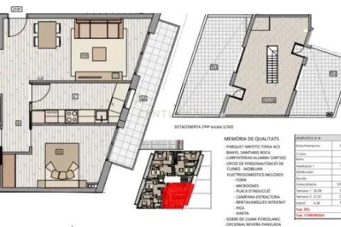 Dzīvoklis pārdošanā Badalona, Barcelona, Spānijā 2 istabas, 143 m2 Nr. 167030 - attēls 2