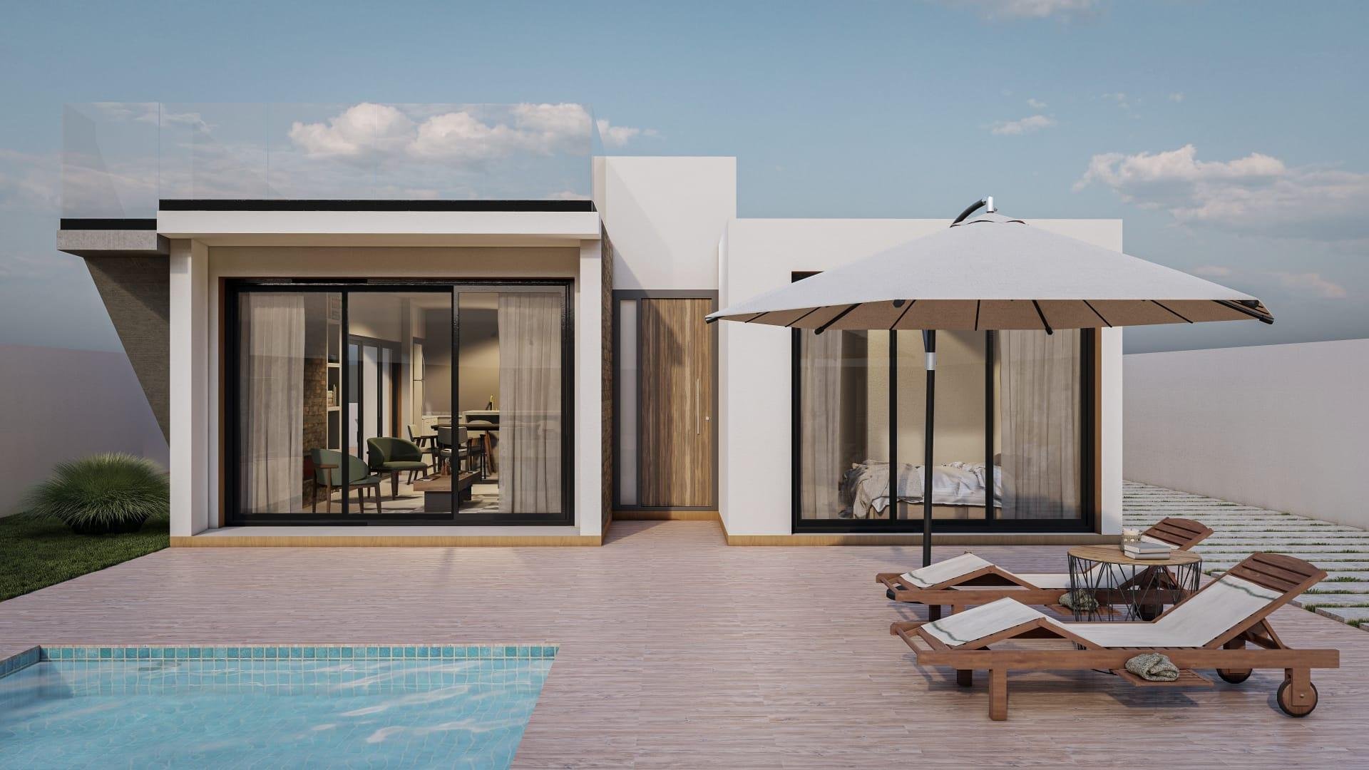 Villa Fortuna, Murcia, Spānijā 3 istabas, 130 m2 Nr. 112620