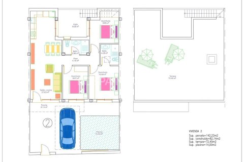 Villa en venta en Avileses, Murcia, España 3 dormitorios, 82 m2 No. 148827 - foto 11