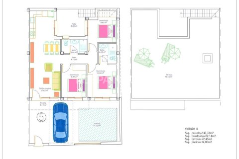 Villa en venta en Avileses, Murcia, España 3 dormitorios, 82 m2 No. 148827 - foto 14