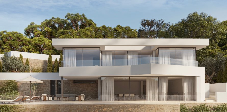 Villa i Benissa, Alicante, Spanien 4 sovrum, 436 kvm. Nr. 138444