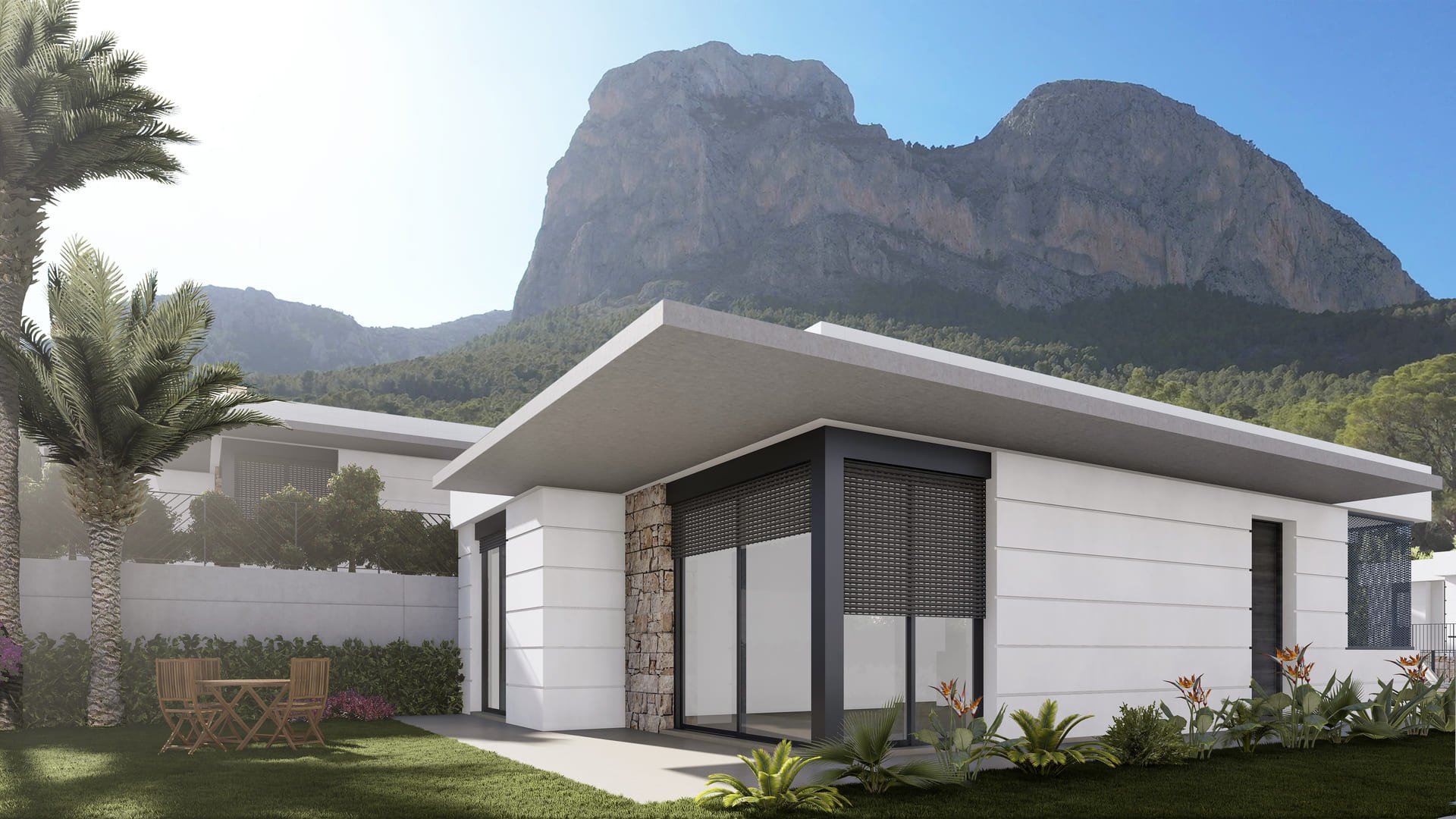Villa a Polop, Alicante, Spagna 3 camere da letto, 137 mq. N° 166590