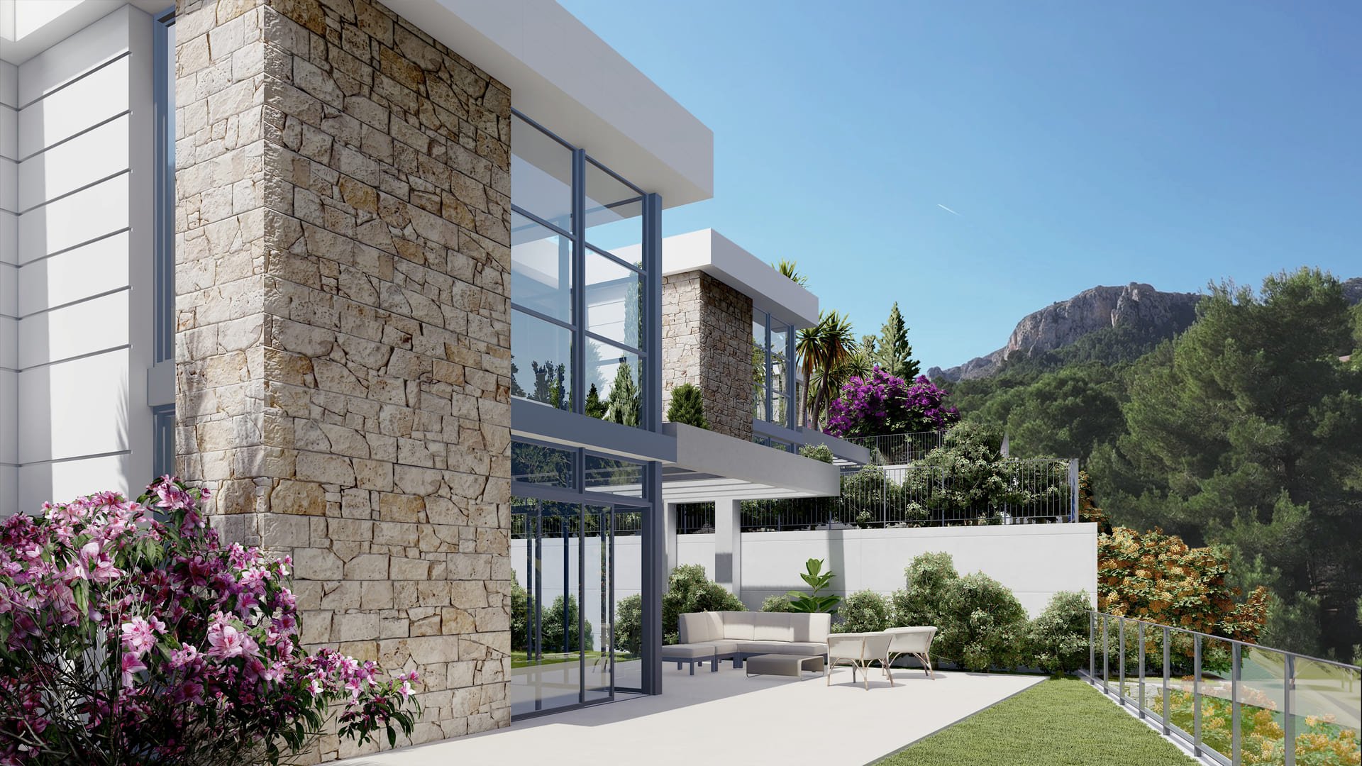 Villa a Polop, Alicante, Spagna 3 camere da letto, 137 mq. N° 166590