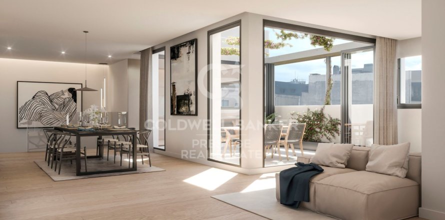 Penthauss Barcelona, Spānijā 3 istabas, 215 m2 Nr. 160300