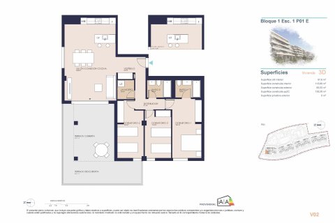Apartment for sale in Denia, Alicante, Spain 3 bedrooms, 113 sq.m. No. 141736 - photo 7