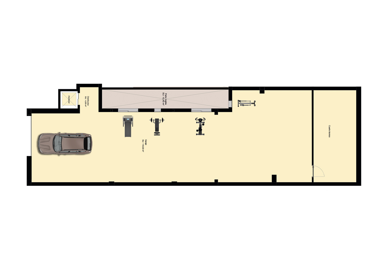 Attico a Rojales, Alicante, Spagna 3 camere da letto, 80 mq. N° 101593