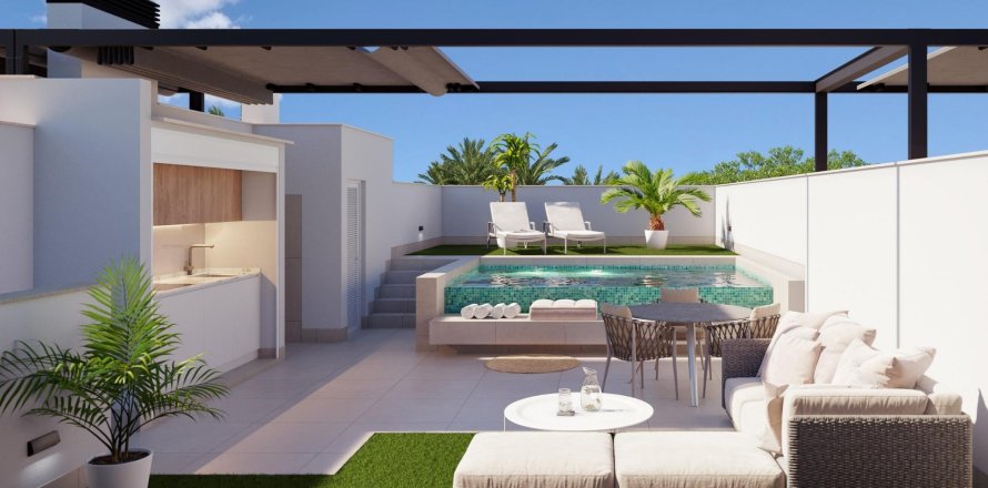 Bungalow i Pilar de la Horadada, Alicante, Spanien 2 sovrum, 82 kvm. Nr. 141768