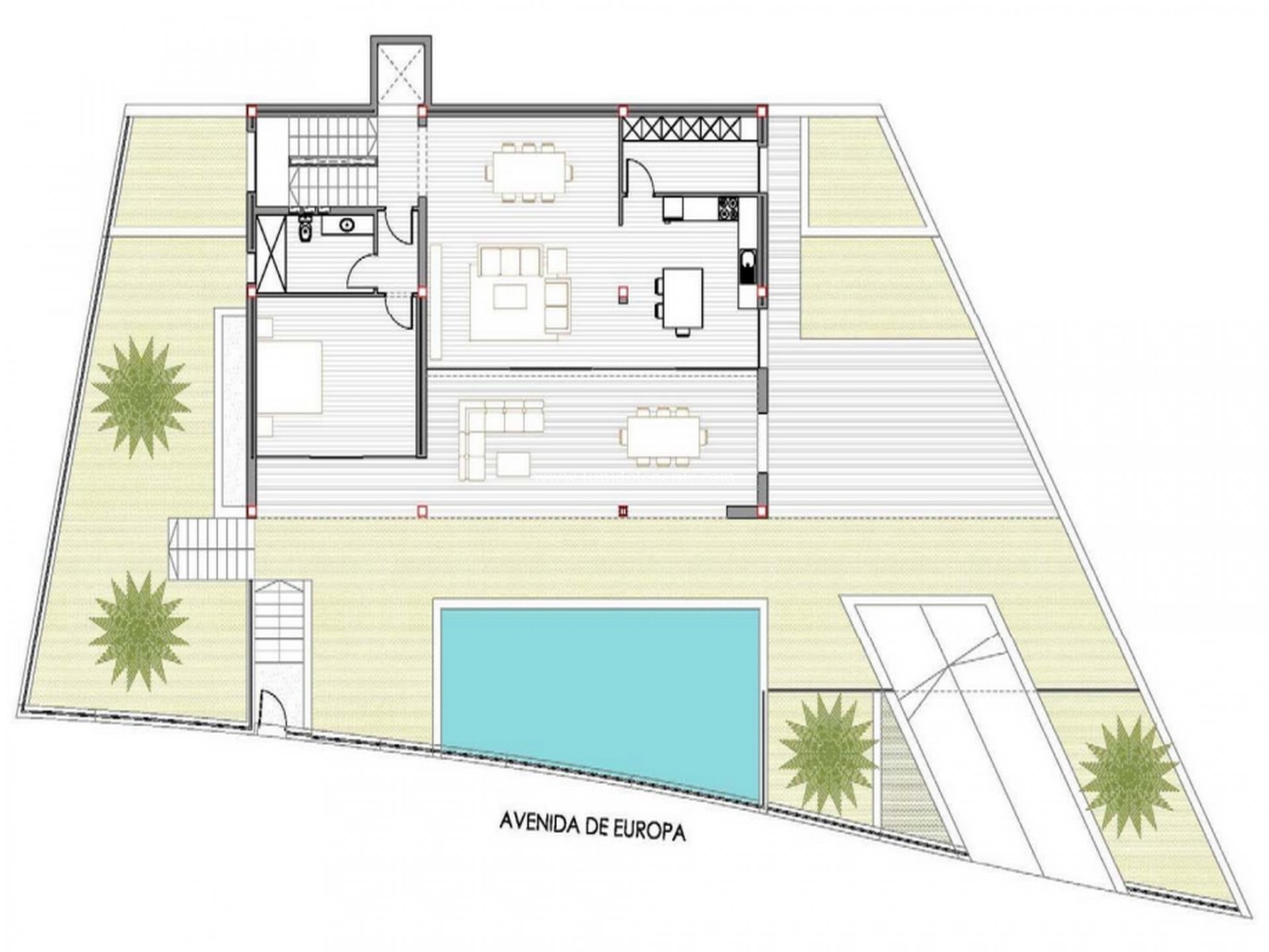 Villa in San Eugenio, Tenerife, Spanien 5 Schlafzimmer, 440 m2 Nr. 64140