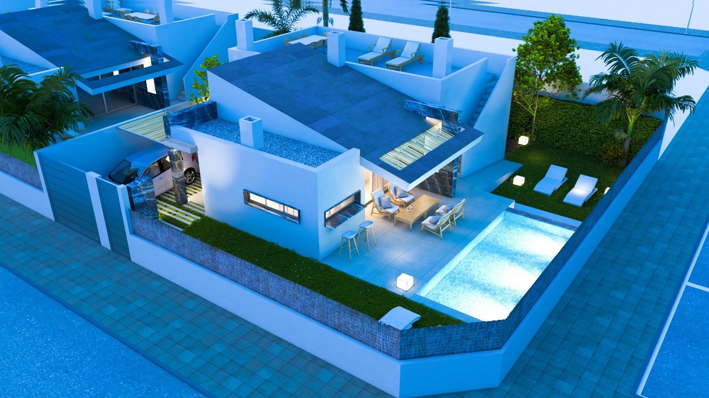 Villa in San Pedro del Pinatar, Murcia, Spain 3 bedrooms, 97 sq.m. No. 80880