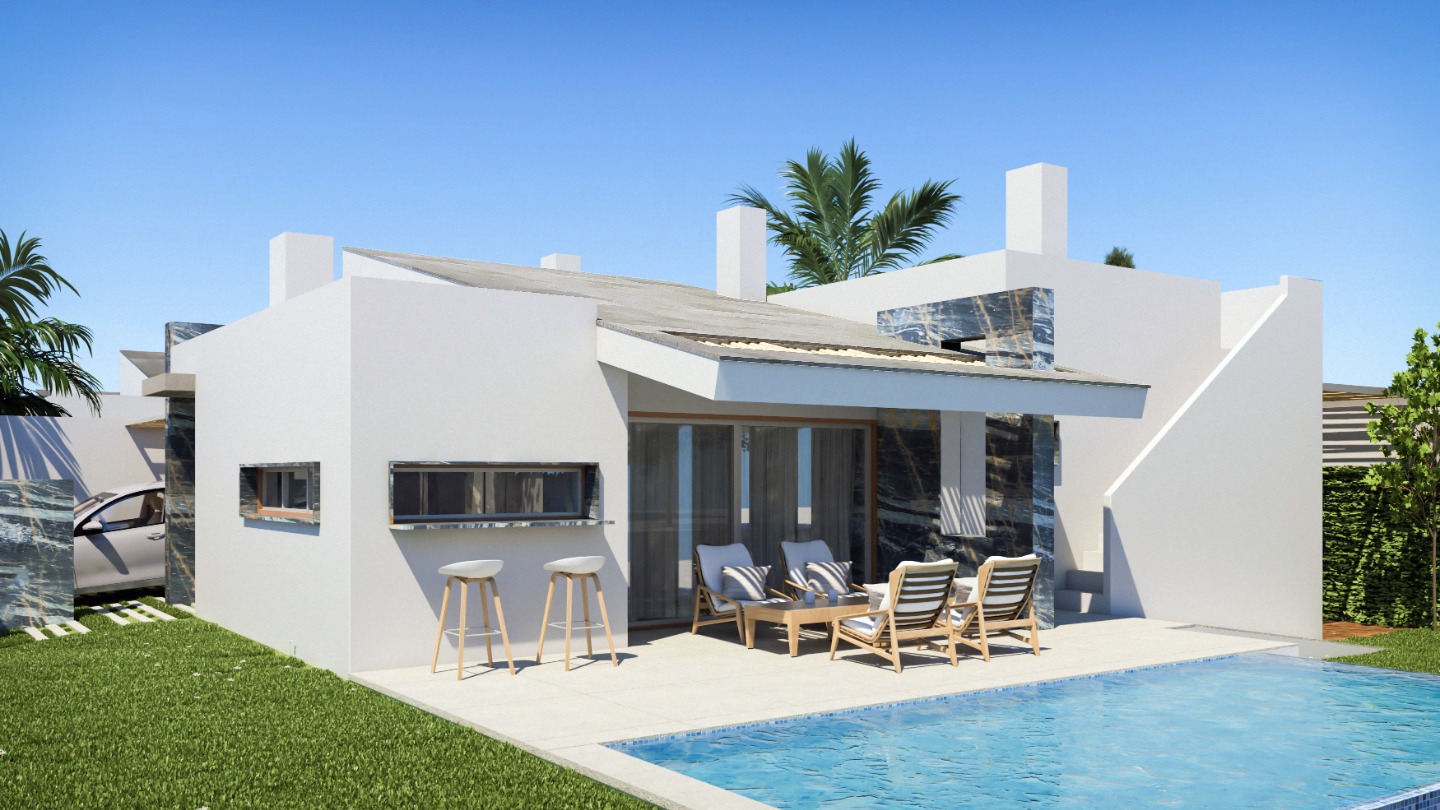 Villa in San Pedro del Pinatar, Murcia, Spain 3 bedrooms, 97 sq.m. No. 80880