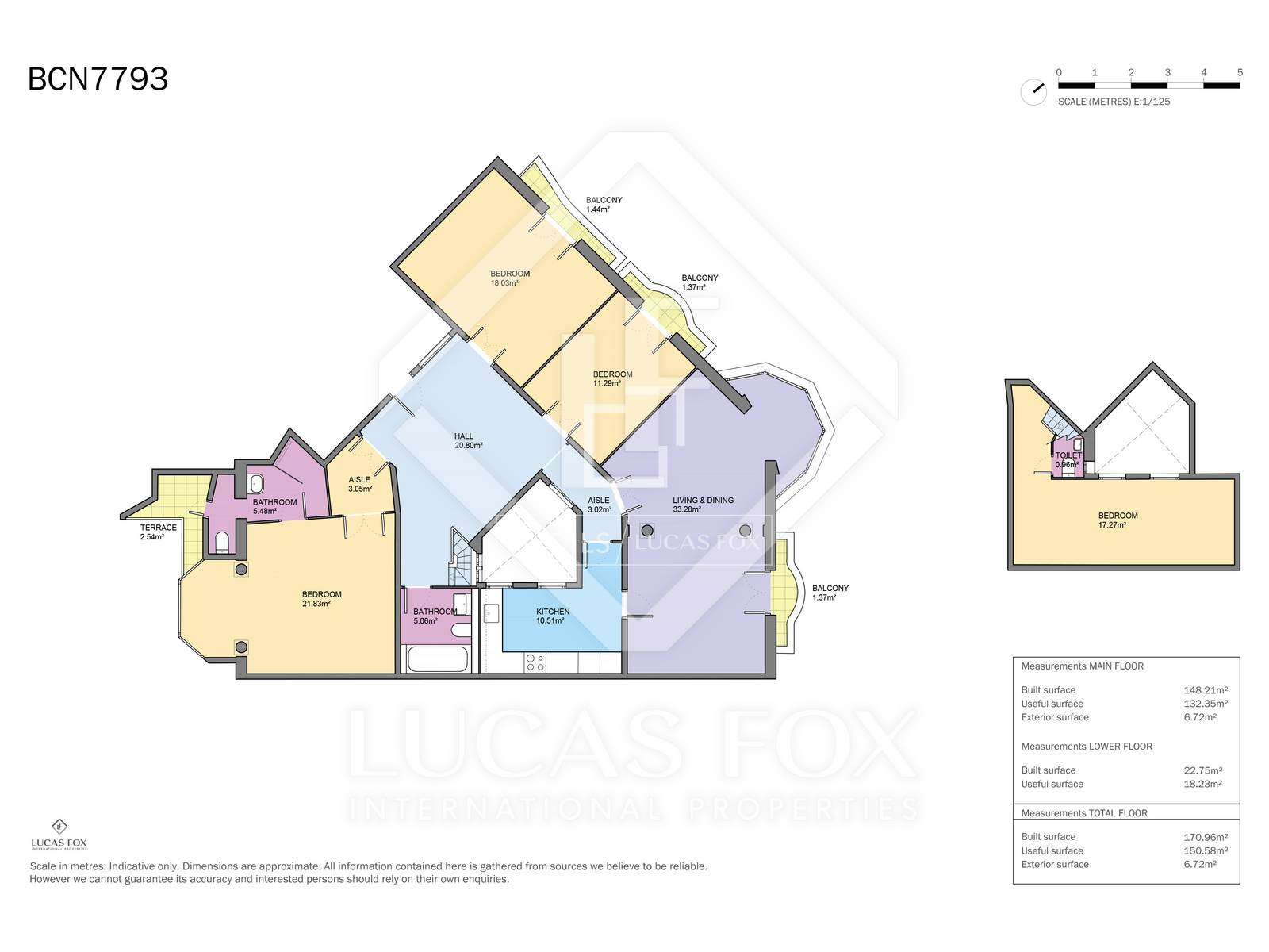 Huoneisto Barcelona, Espanja 4 makuuhuonetta, 170 m2 No. 192836