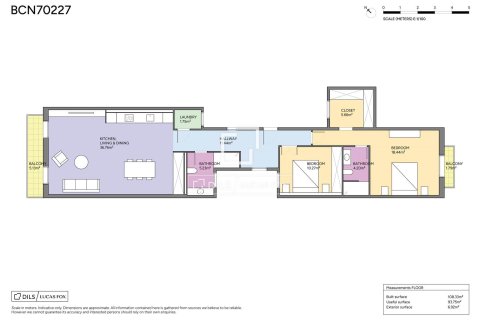 Apartment for sale in Barcelona, Spain 2 bedrooms, 109 sq.m. No. 192667 - photo 30