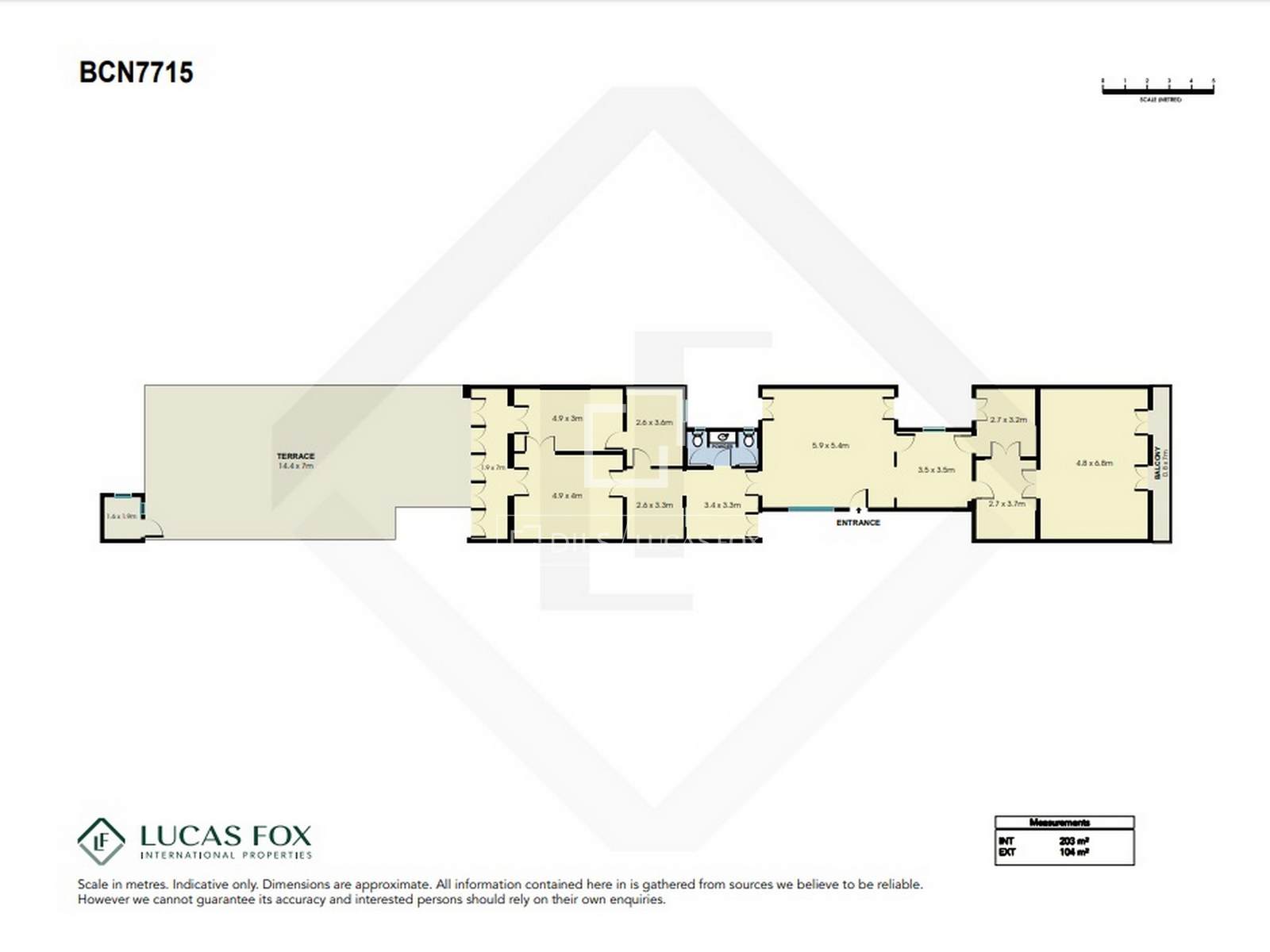 Apartment à Barcelona, Espagne 5 chambres, 203 m2 No. 192837