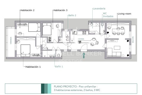 Wohnung zum Verkauf in Barcelona, Spanien 5 Schlafzimmer, 116 m2 Nr. 179018 - Foto 26