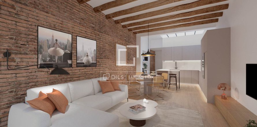 Apartment in Barcelona, Spain 2 bedrooms, 87 sq.m. No. 150784
