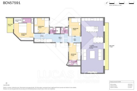 Apartamento en venta en Barcelona, España 4 dormitorios, 140 m2 No. 150787 - foto 25