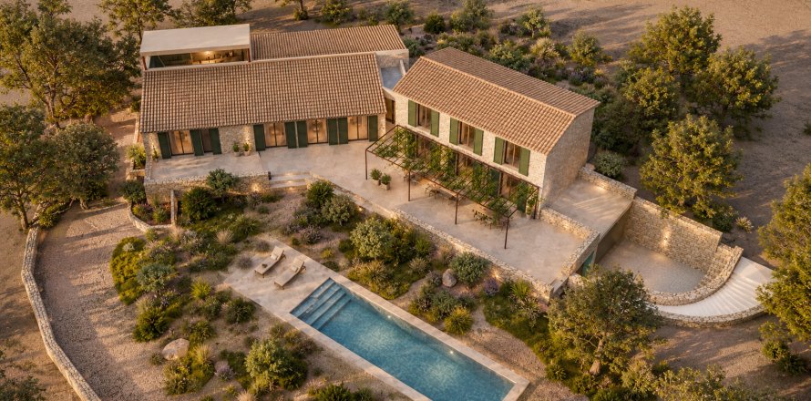 Finca en Santa Maria Del Cami, Mallorca, España 3 dormitorios, 180 m2 No. 167951