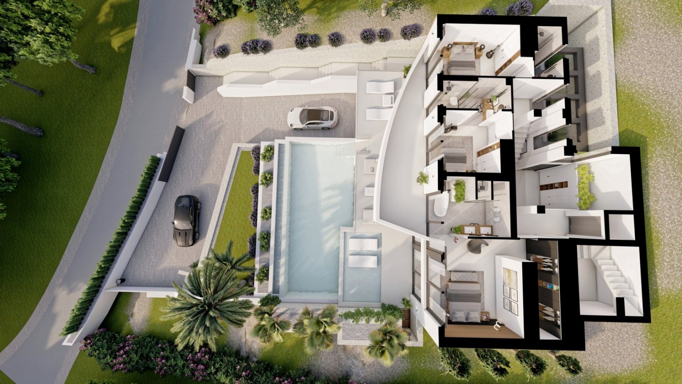 Willa w Altea, Alicante, Hiszpania 4 sypialnie, 500 mkw. nr 111436