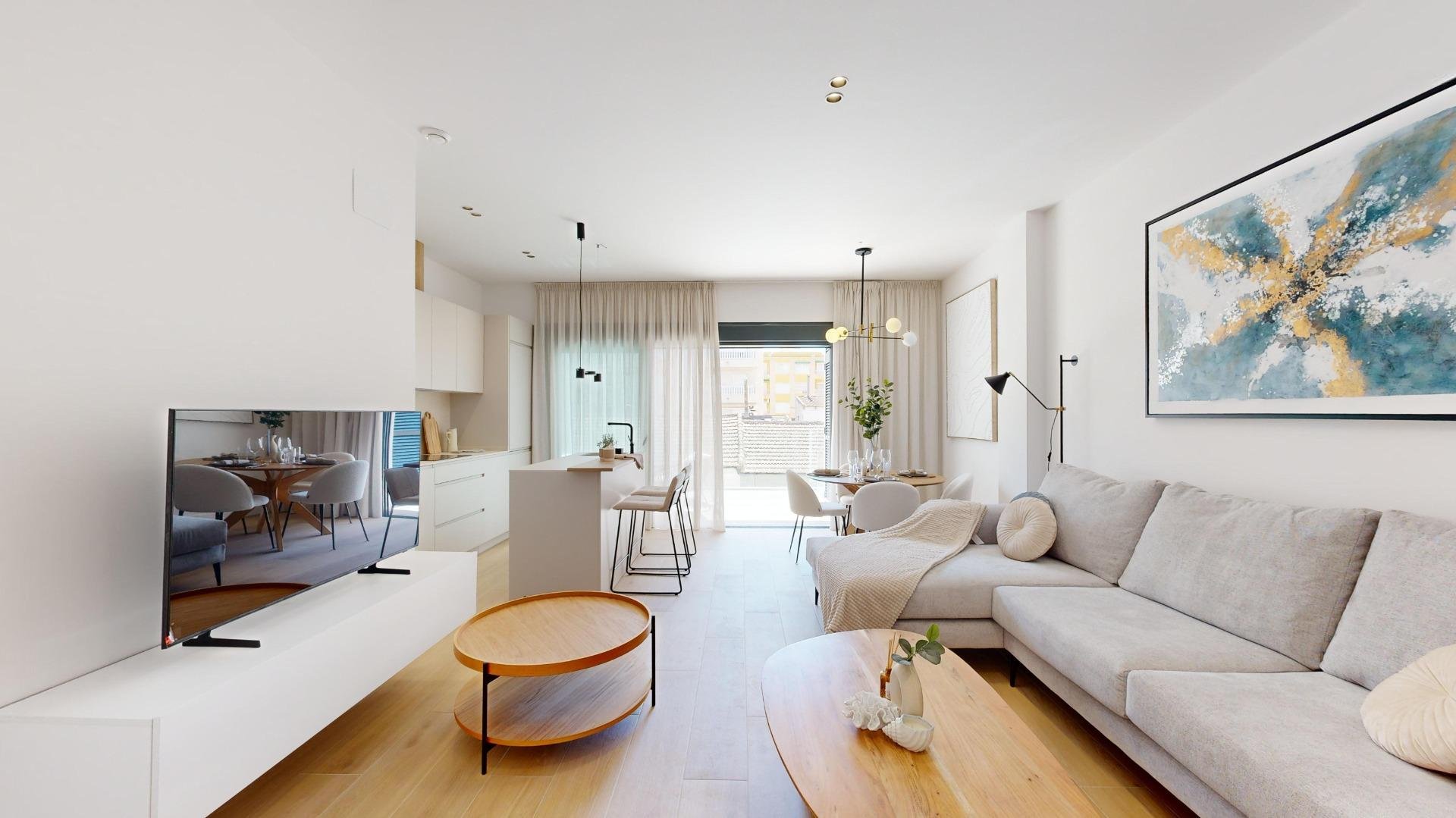 Attico a Guardamar del Segura, Alicante, Spagna 3 camere da letto, 78 mq. N° 111438