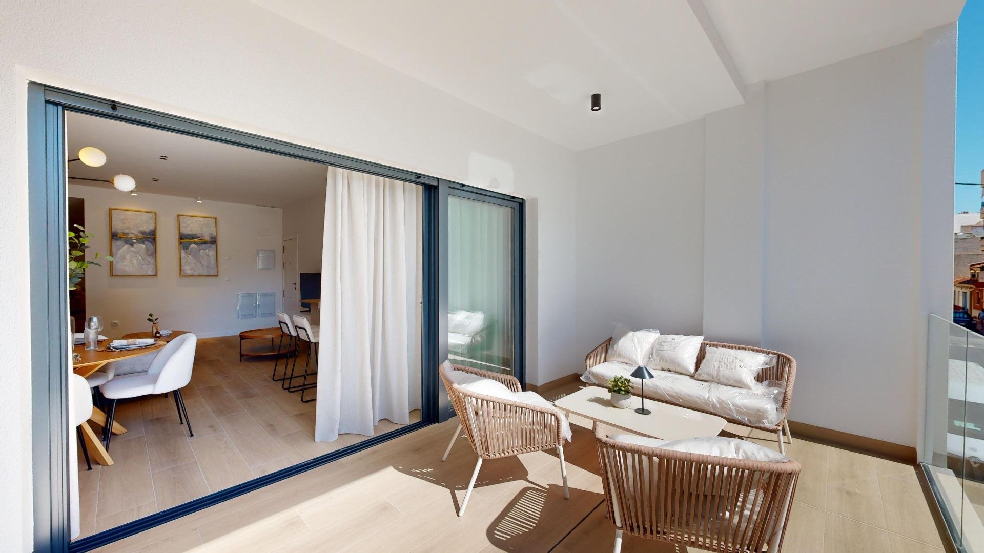 Attico a Guardamar del Segura, Alicante, Spagna 3 camere da letto, 78 mq. N° 111438
