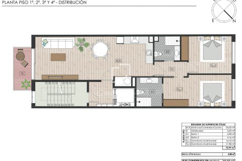 Apartment for sale in Barcelona, Spain 2 bedrooms, 85 sq.m. No. 192651 - photo 10