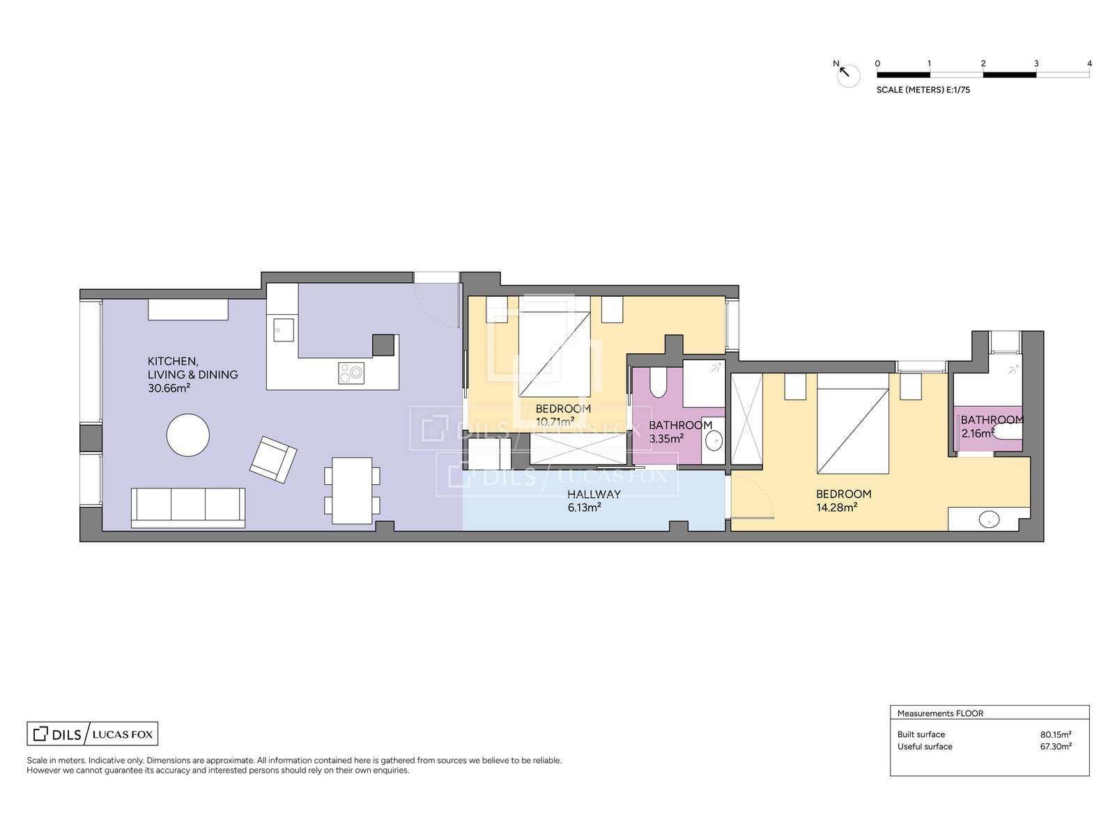 Huoneisto Barcelona, Espanja 2 makuuhuonetta, 107 m2 No. 192646