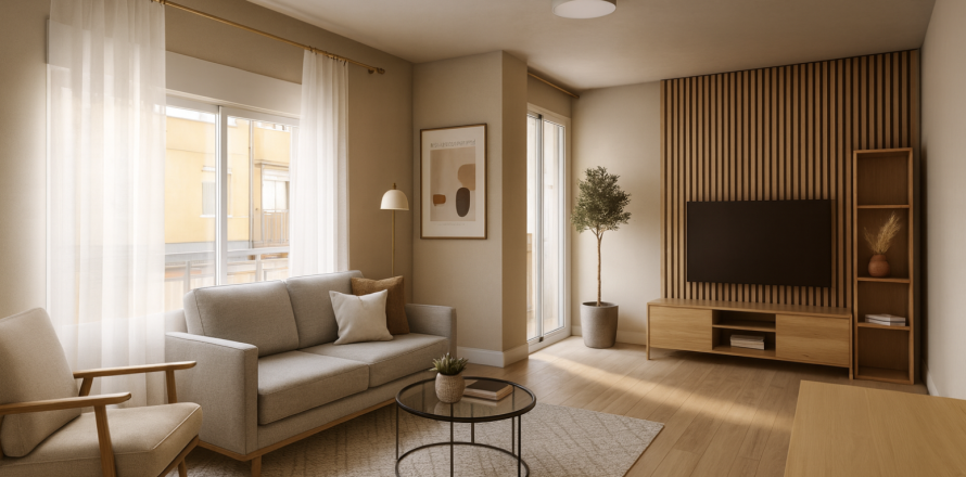 Apartment à Valencia, Espagne 3 chambres, 65 m2 No. 140713