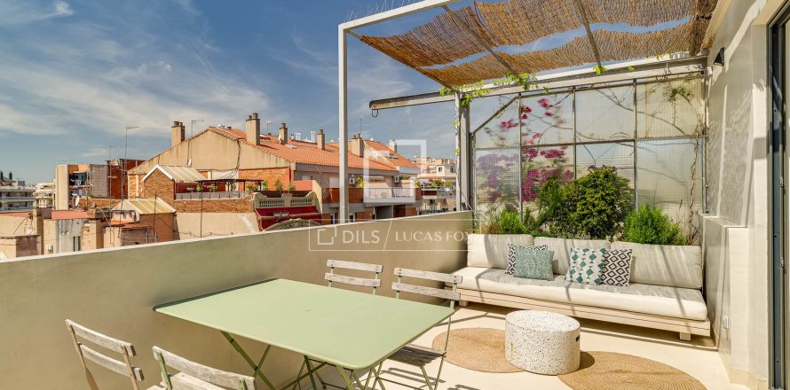 Penthouse w Barcelona, Hiszpania 3 sypialnie, 98 mkw. nr 166331