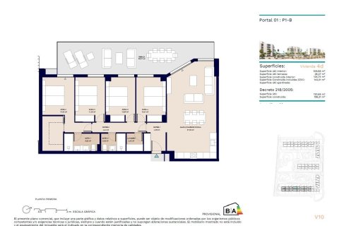 Huoneisto myytävänä Almerimar, Almeria, Espanja, 4 makuuhuonetta, 156 m2 No. 190979 - kuva 13