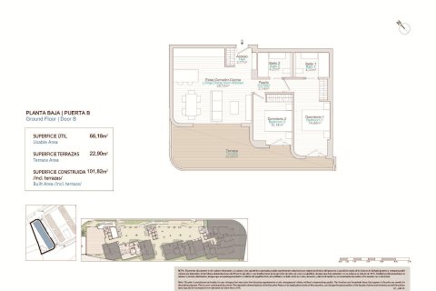 Apartamento en venta en Villajoyosa, Alicante, España 2 dormitorios, 101 m2 No. 190980 - foto 6
