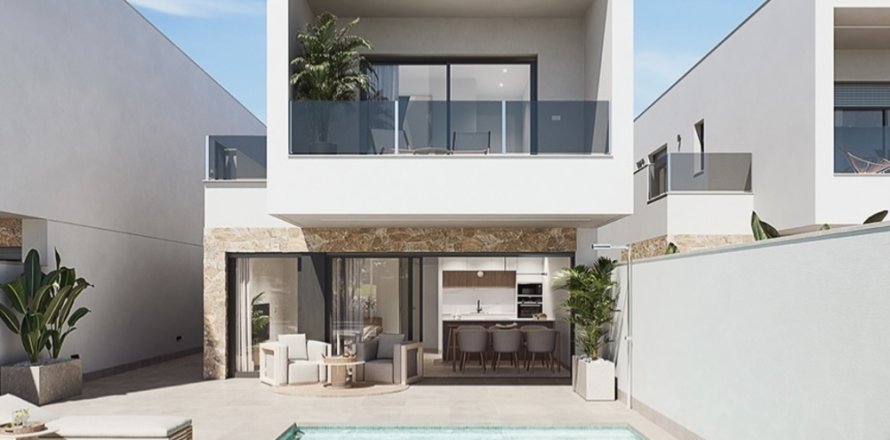 Villa in San Pedro del Pinatar, Murcia, Spanien 4 Schlafzimmer, 153 m2 Nr. 150183