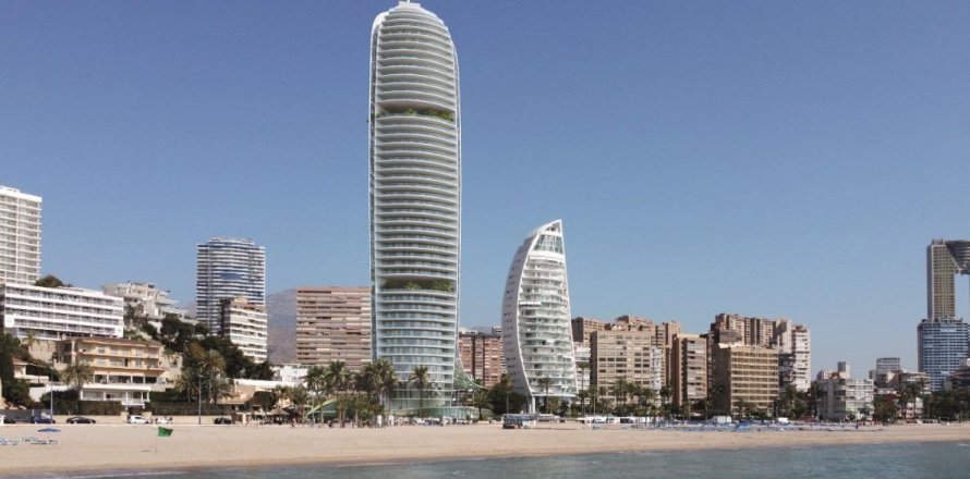 Квартира в Бенидорм, Аликанте, Испания 2 спальни, 138м2 №116797
