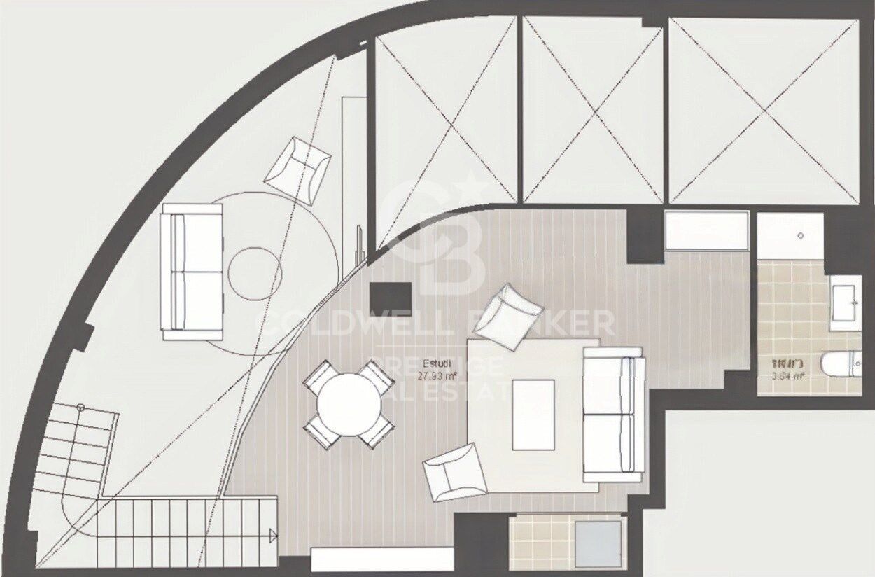 Duplex a Barcelona, Spagna 3 camere da letto, 123 mq. N° 178802