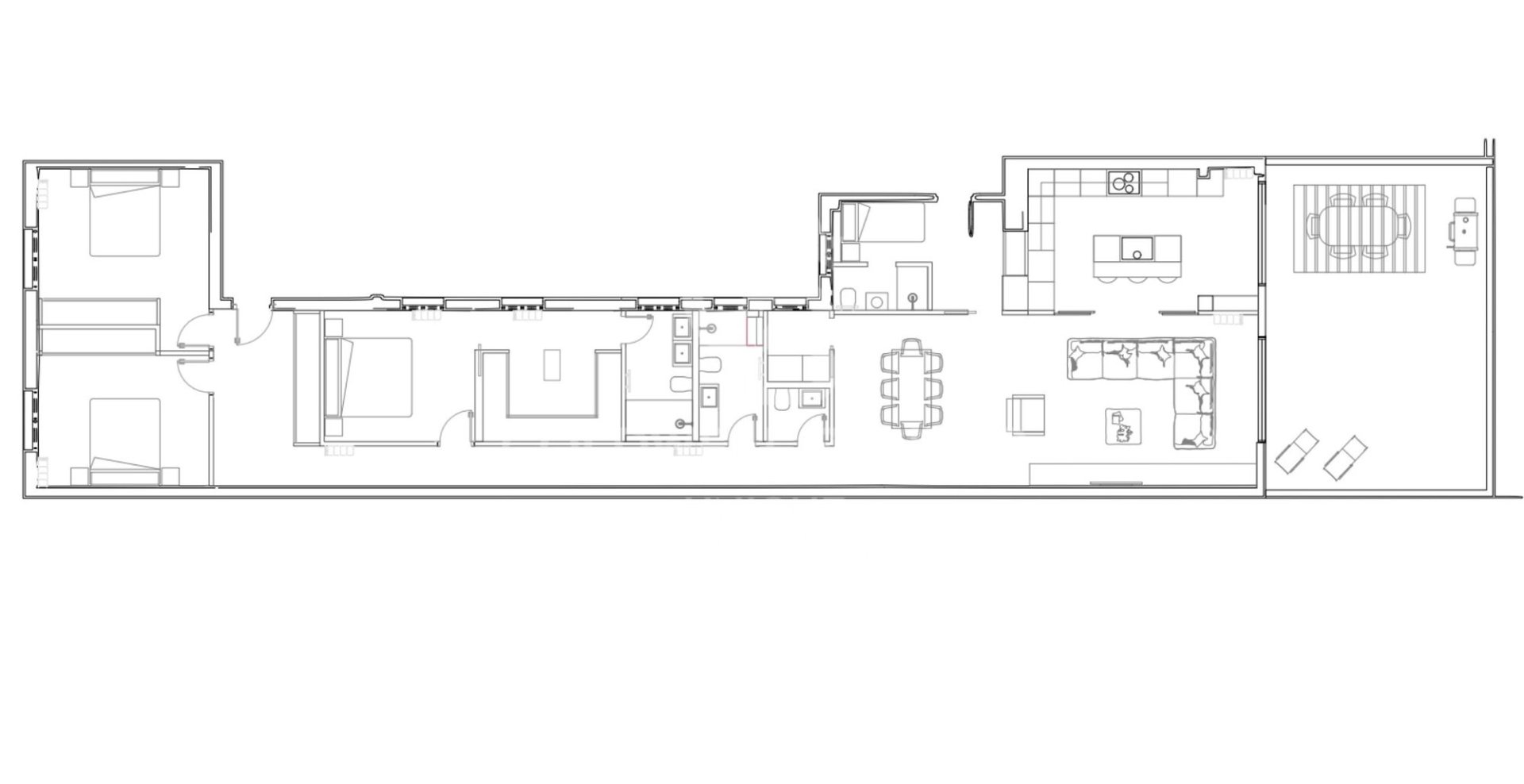 Appartamento a Madrid, Spagna 4 camere da letto, 234 mq. N° 178797